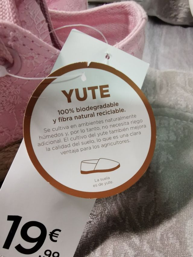 Zapatillas niña YUTE rosa - talla 30