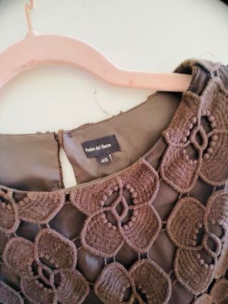 Vestido marron Pedro del Hierro