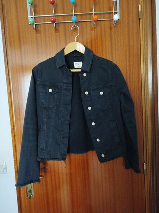 Chaqueta vaquera negra 38