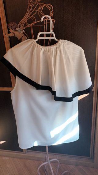 BLUSA BICOLOR SFERA TALLA S