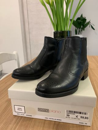 Stivaletto in vera pelle