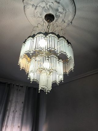 Lamparas de mesa y techo estilo antiguo