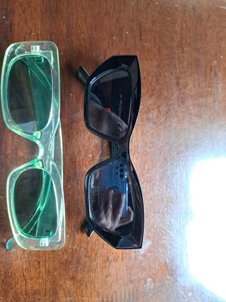 3 Gafas de sol - Negras y Verde