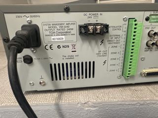 AMPLIFICADOR MULTICANAL DE 5 ZONAS  TOA VM2240