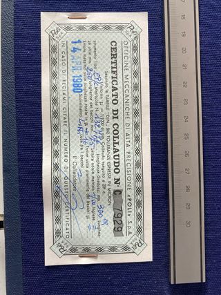 Calibre de alta precisión del año 1980