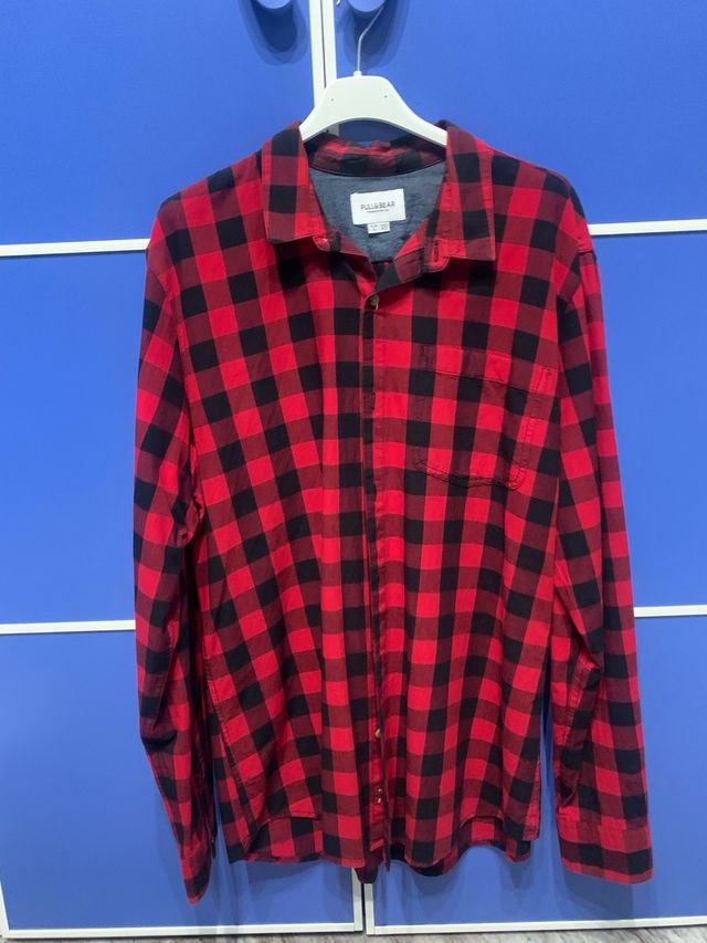 Camicia Pull&Bear a quadri, L