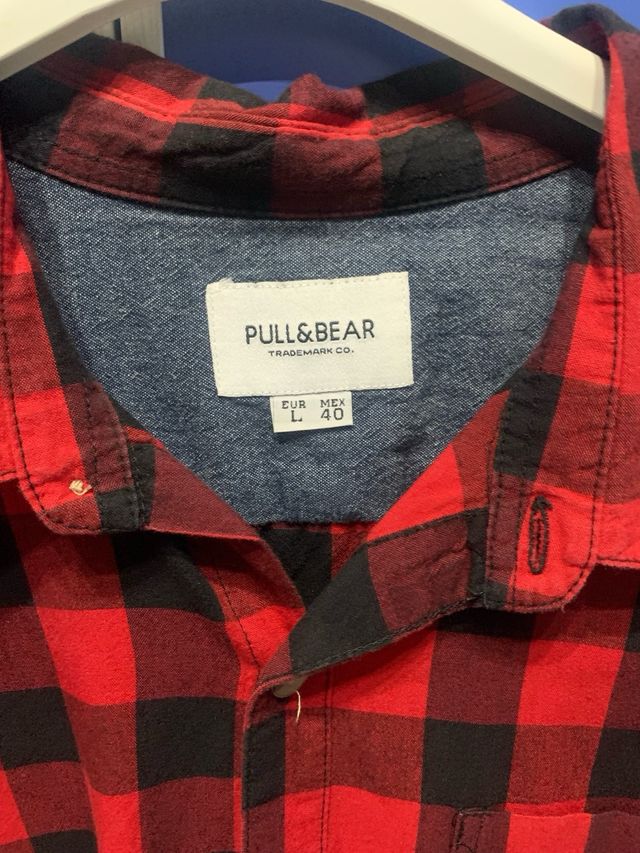 Camicia Pull&Bear a quadri, L