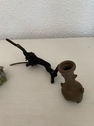 Decoración acuario: ruinas, tronco & jarrón