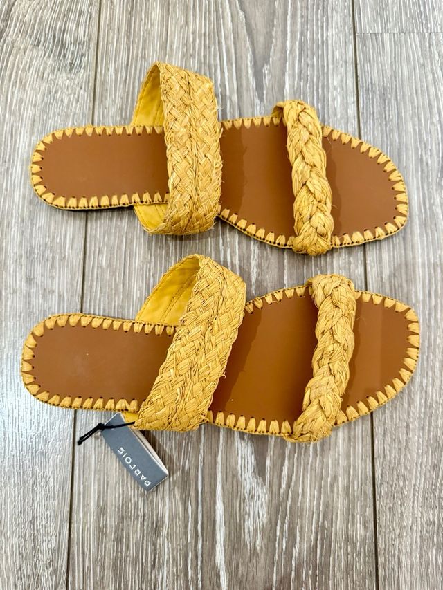 Sandalias Parfois rafia talla 38