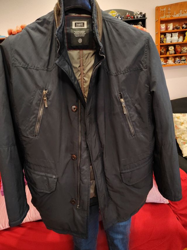 Parka Bugatti azul marino - Talla 56