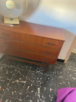Cómoda madera 3 cajones