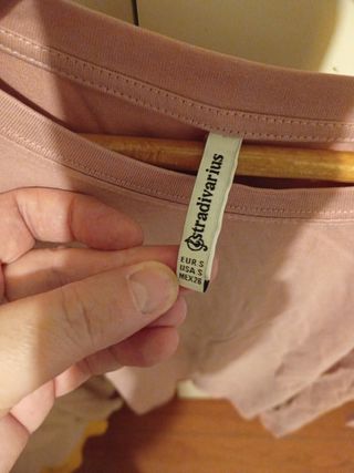 Blusa Stradivarius rosa - Talla S