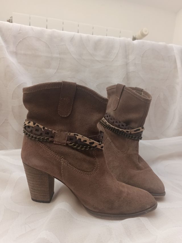 Botines camperos invierno mujer