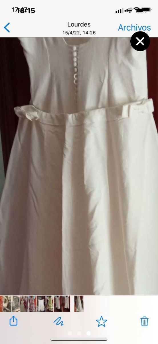 Favorecedor traje de novia hecho a mano en taller