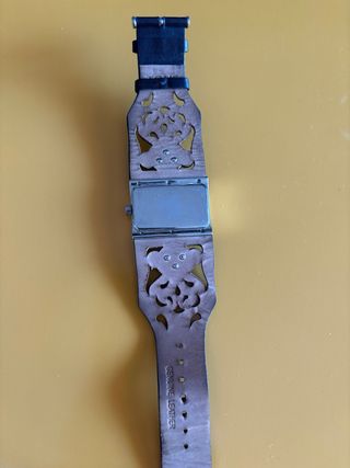 Reloj Tous piel de color negro con forma Oso Tous