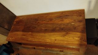Mueble TV madera rústica