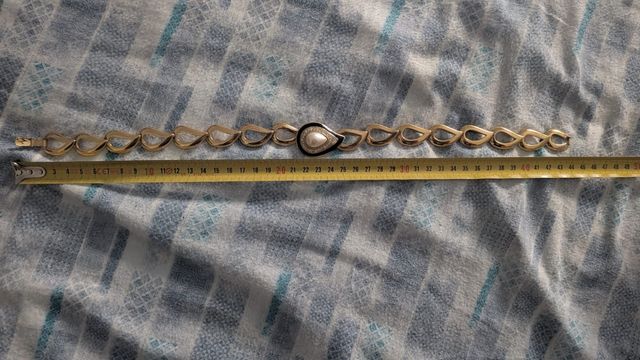 Collana vintage donna ottone oro