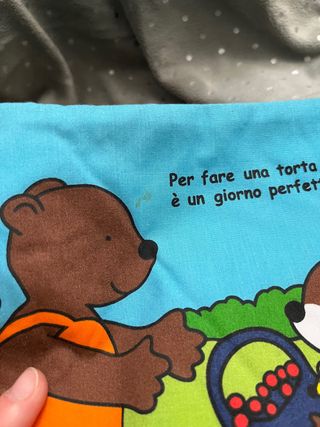 Peluche orso con libro all’interno 