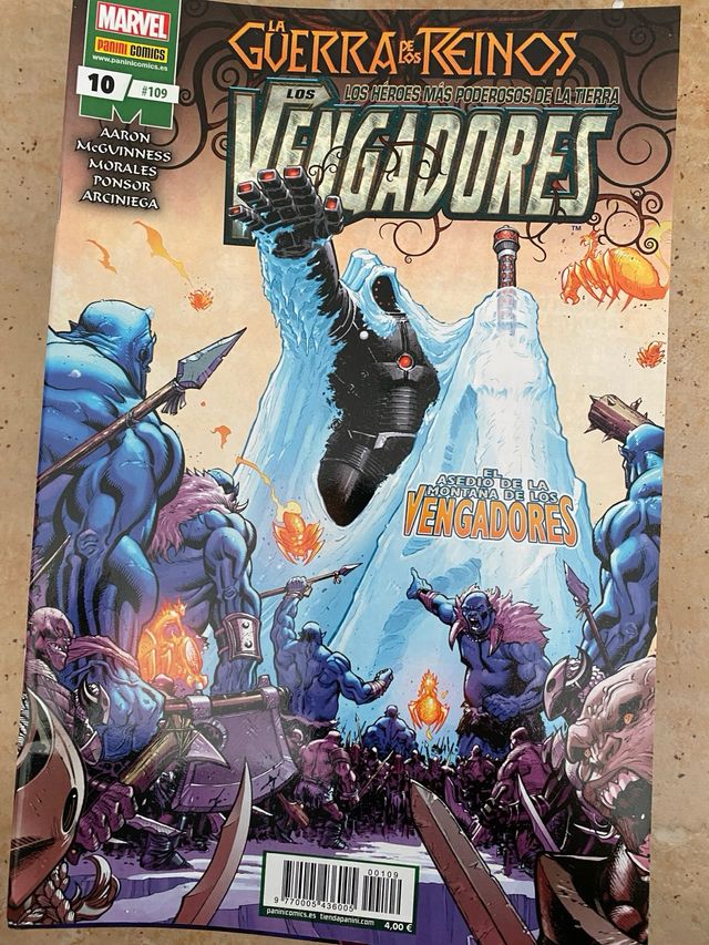 Vengadores de Aaron (18 cómics, valor 90€)