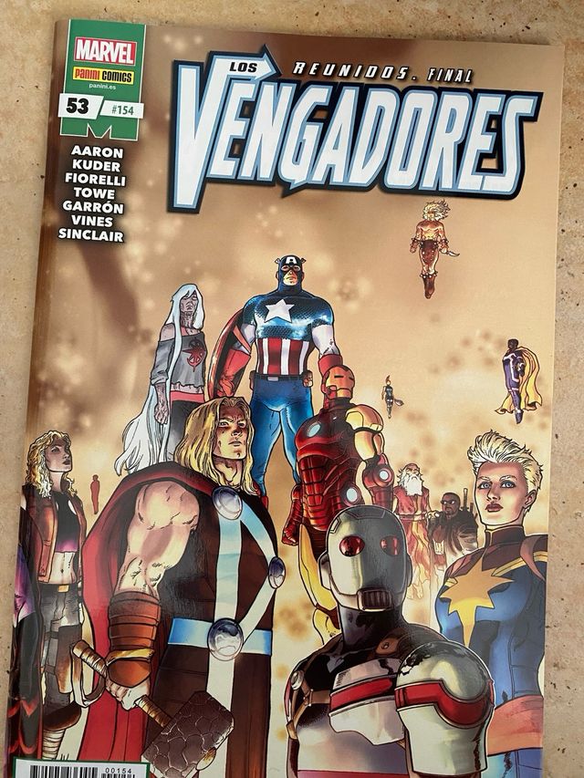 Vengadores de Aaron (18 cómics, valor 90€)