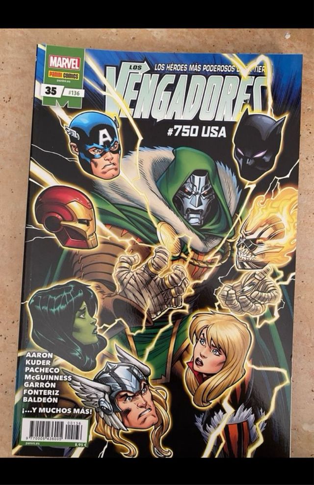 Vengadores de Aaron (18 cómics, valor 90€)