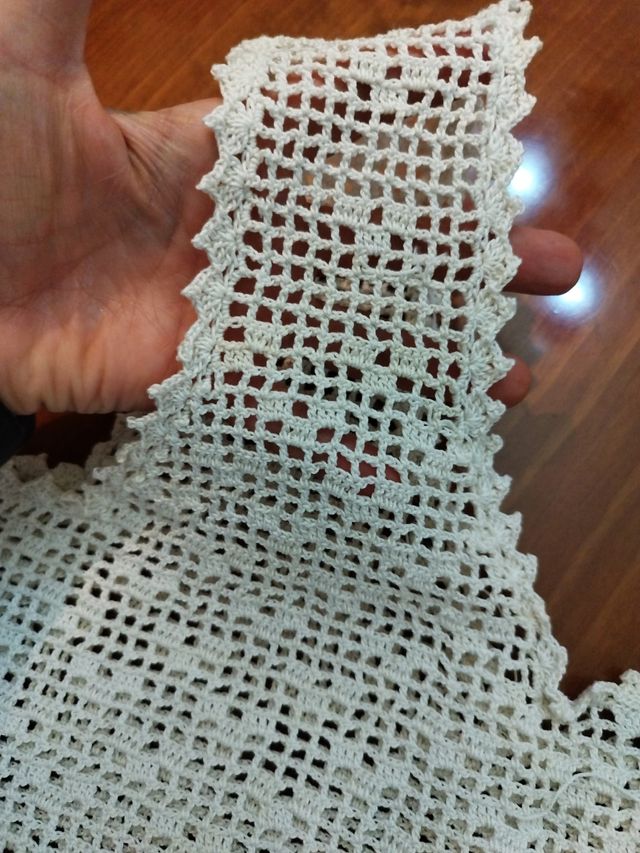 Corpetto uncinetto bianco