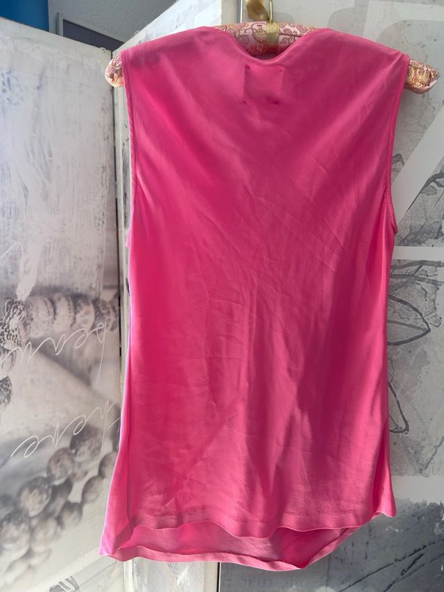 Blusa seda Hanii Y. rosa - Talla L
