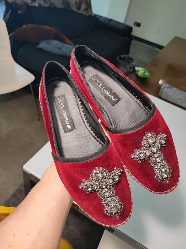 Alpargatas Dolce & Gabbana rojas
