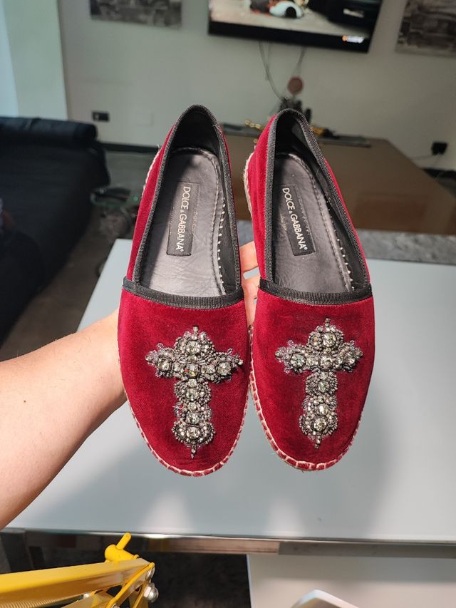 Alpargatas Dolce & Gabbana rojas