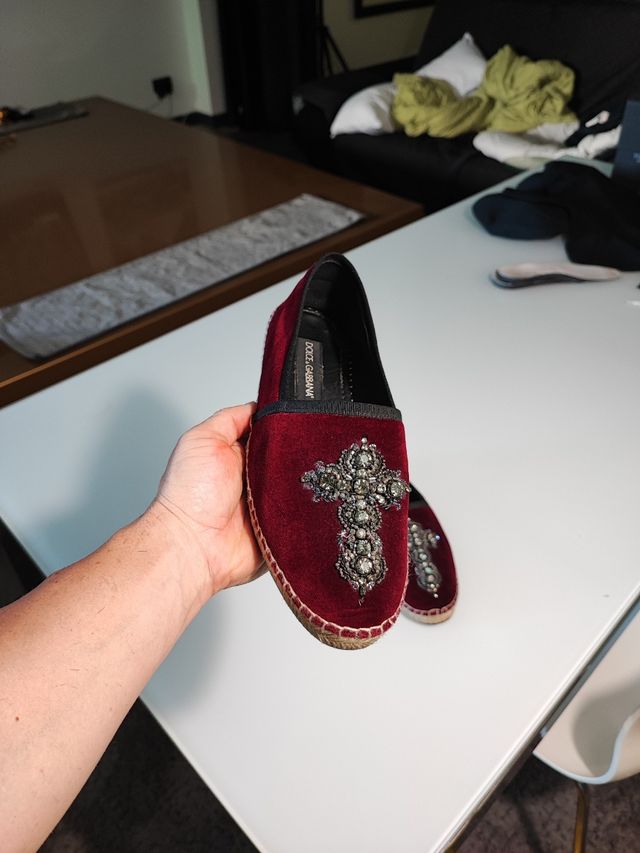 Alpargatas Dolce & Gabbana rojas