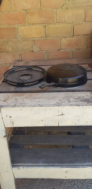 Asador con tapa - barbacoa portátil