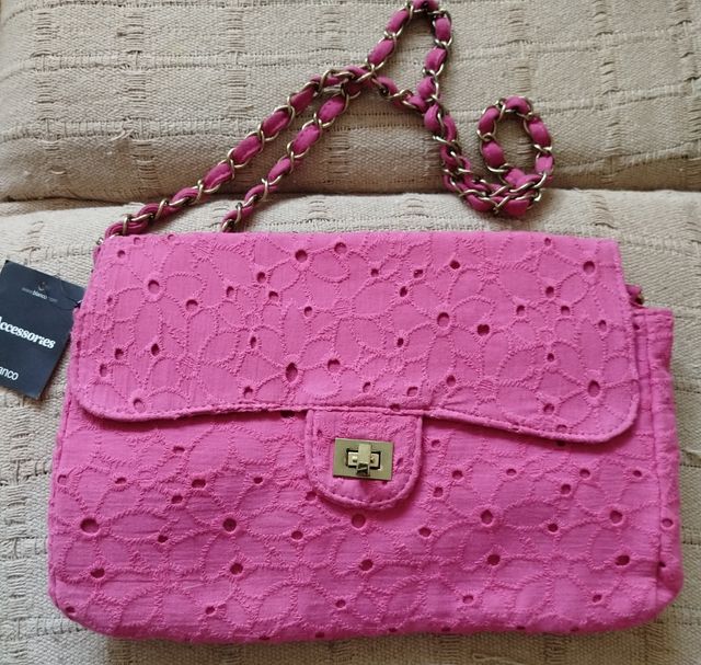Bolso rosa nuevo - bandolera