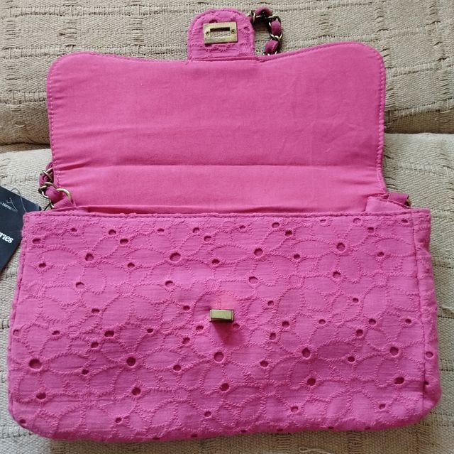 Bolso rosa nuevo - bandolera