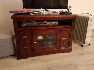 Mueble TV madera marrón