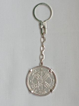 Llavero moneda 100 pesetas Franco