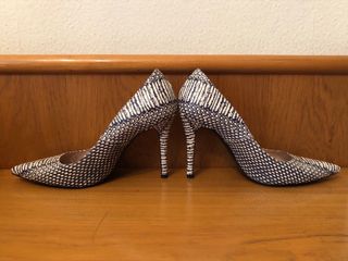 UTERQÜE zapatos tacón estampado 39