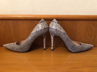 UTERQÜE zapatos tacón estampado 39