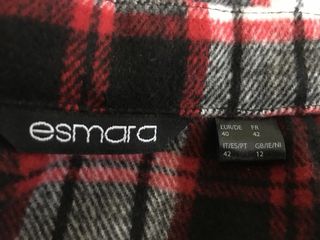 Chaqueta cuadros roja y negra