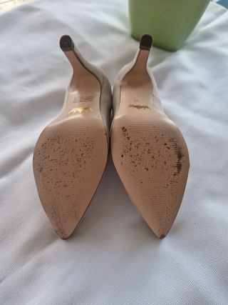 Décolleté beige tacco 9