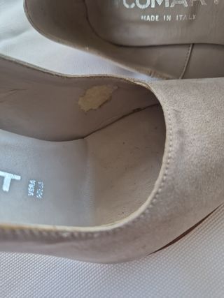 Décolleté beige tacco 9