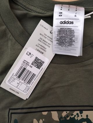 Camiseta Adidas Verde Oliva L-XL