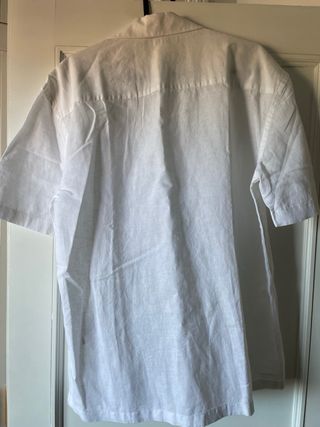 Camisa blanca de lino