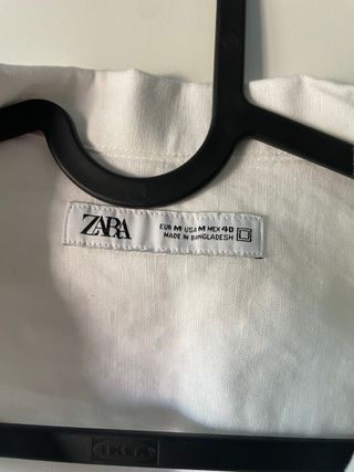 Camisa blanca de lino