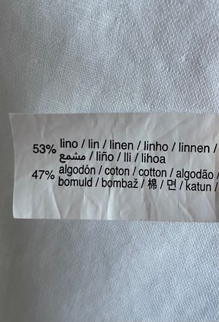 Camisa blanca de lino