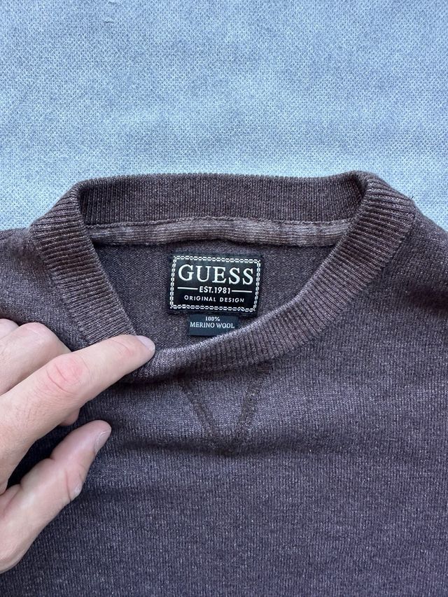 Jersey Guess marrón - Talla M