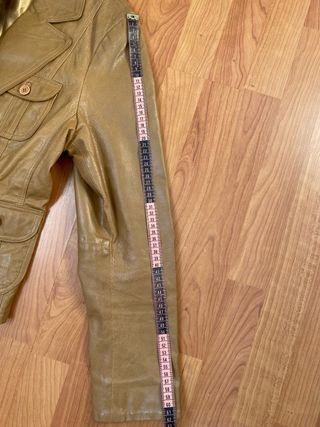 Chaqueta de cuero auténtico