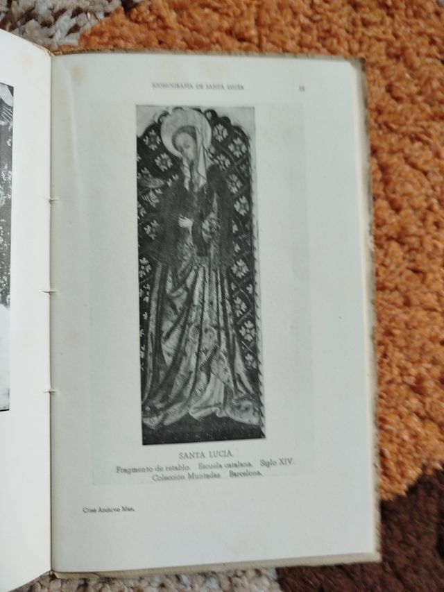 Libro Iconografía de Santa Lucía (1950)