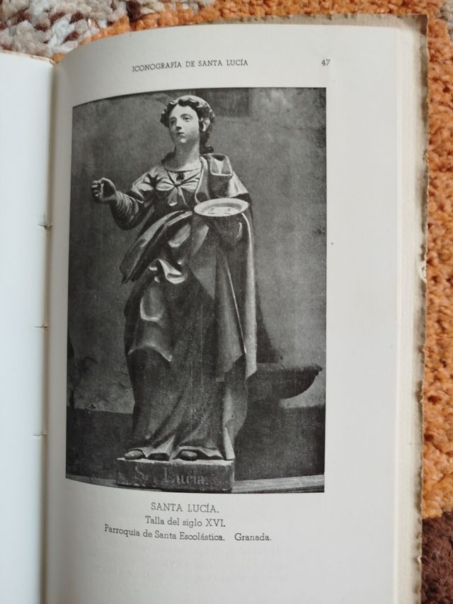 Libro Iconografía de Santa Lucía (1950)