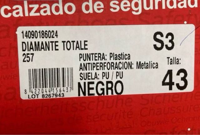 Calzado seguridad