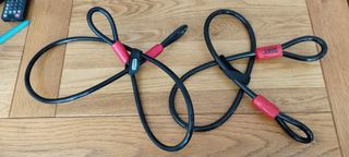 2 Cables de acero para bicicleta